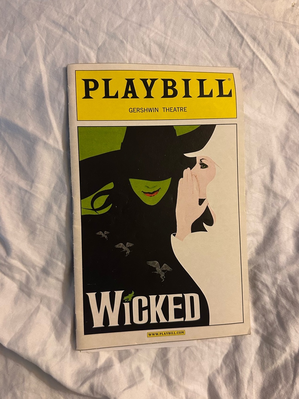 Original cast Wicked playbill
